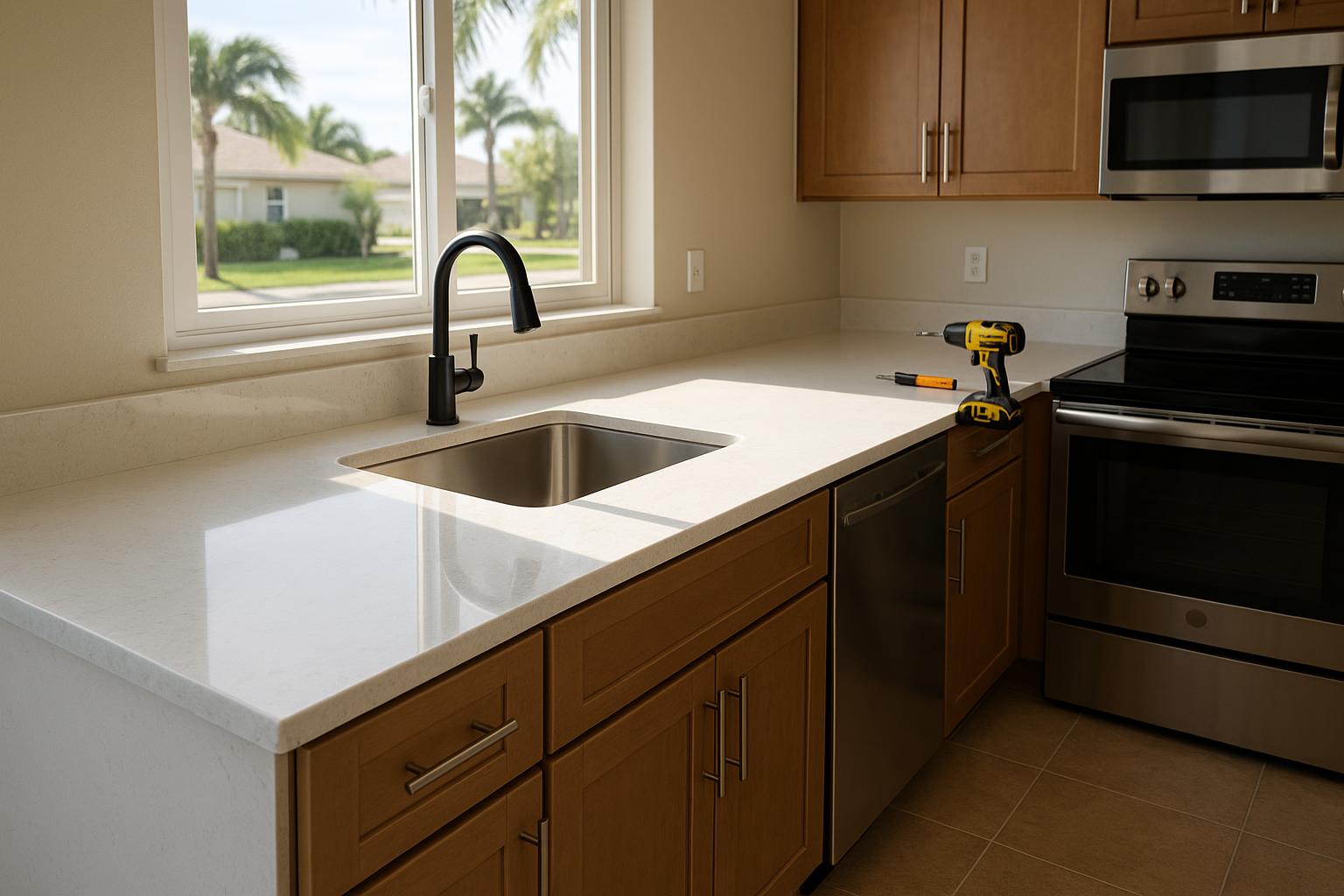Countertop Installation service by Backyard Home Builders